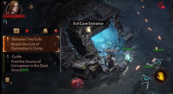 Вход в Пещеру Зла (Evil Cave Entrance)